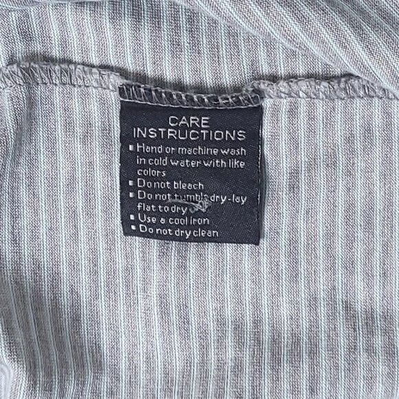 CLUBHOUSE COLLECTION Italy Mens Masters Golf Polo Blue Gray Stripe Shirt XL - Picture 7 of 7